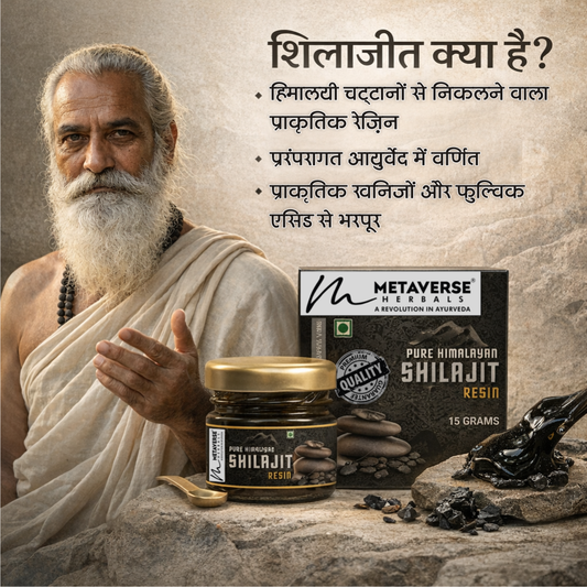 Metaverse Himalayan Shilajit Resin | Pure & Authentic Shilajit | Natural Energy & Vitality Support