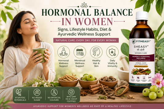 Hormonal Balance in Women: Signs, Lifestyle Habits, Diet & Ayurvedic Wellness Support