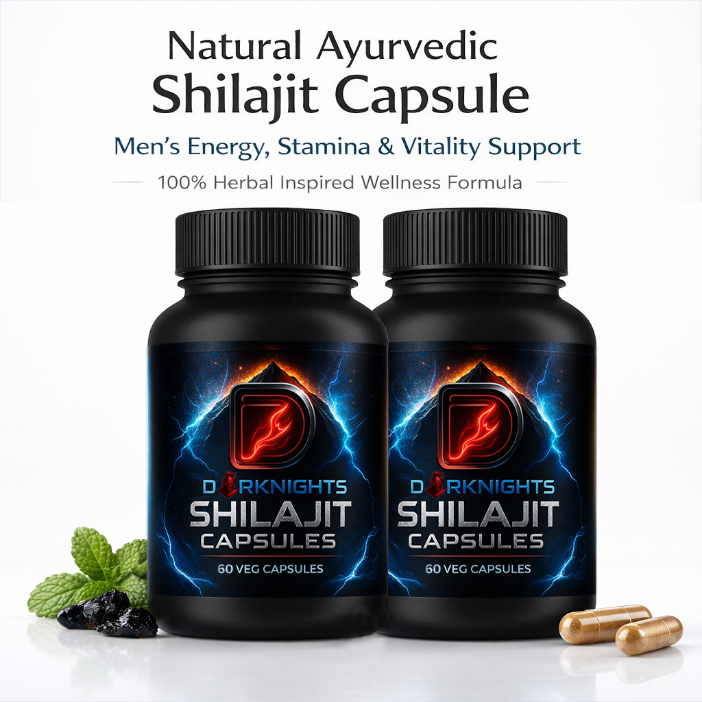 Pure Himalayan Shilajit Capsules | Natural Energy & Stamina Support | Ayurvedic Herbal Supplement