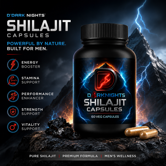 Pure Himalayan Shilajit Capsules | Natural Energy & Stamina Support | Ayurvedic Herbal Supplement